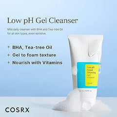 COSRX – Low pH Good Morning Gel Cleanser 150ml Korea